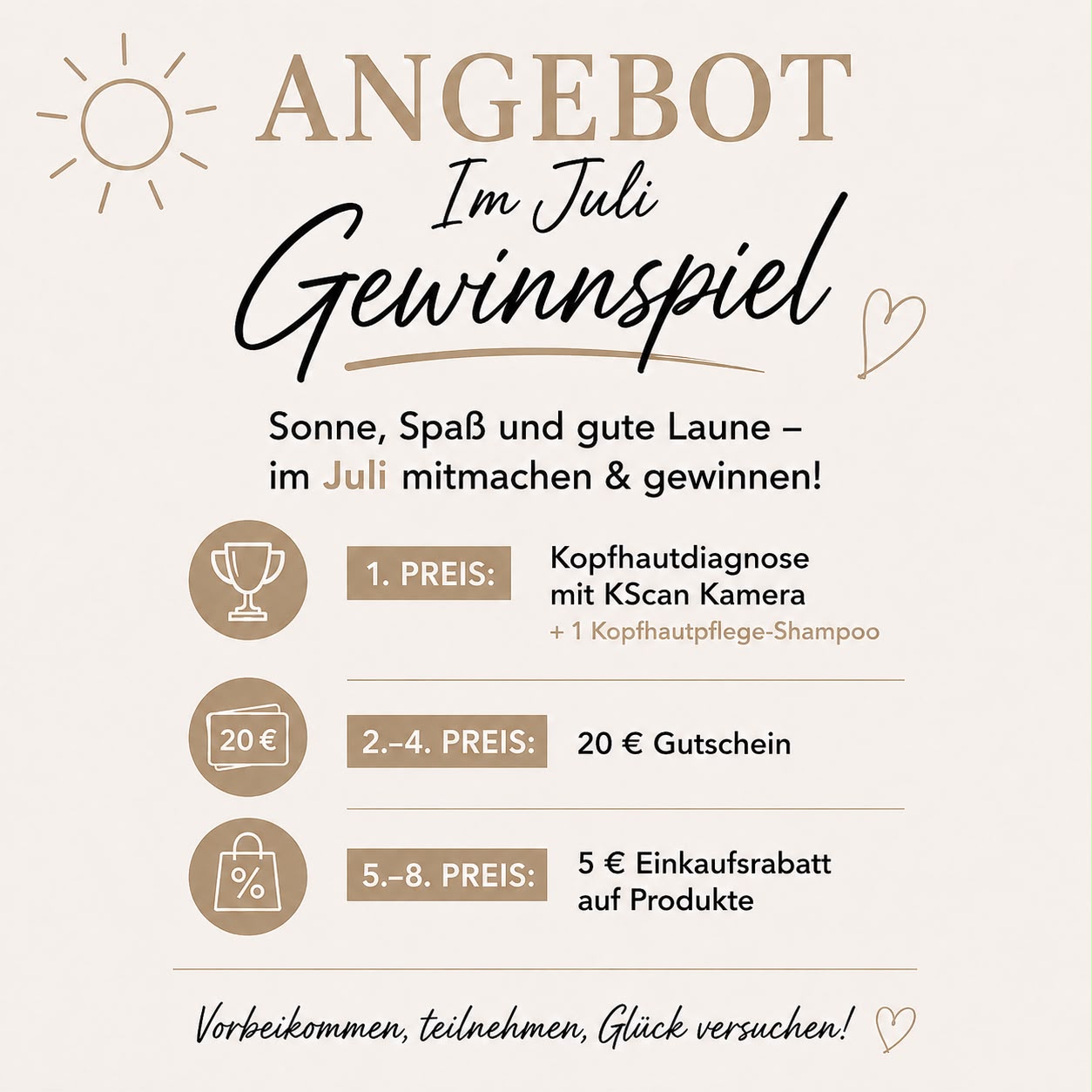 Gewinnspiel Juli 2026